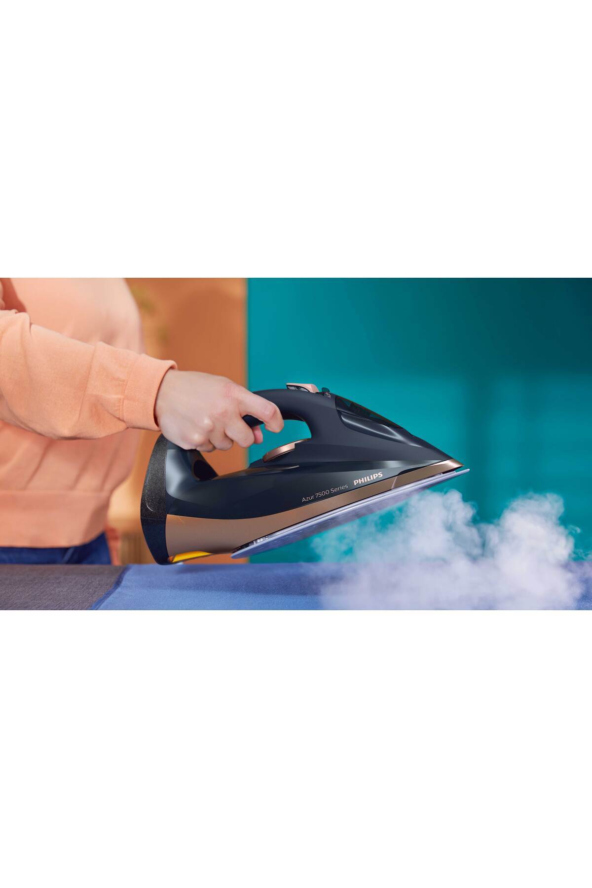 Philips Azur 7500 Serisi | 260g Şok Buhar ve SteamGlide Elite Taban