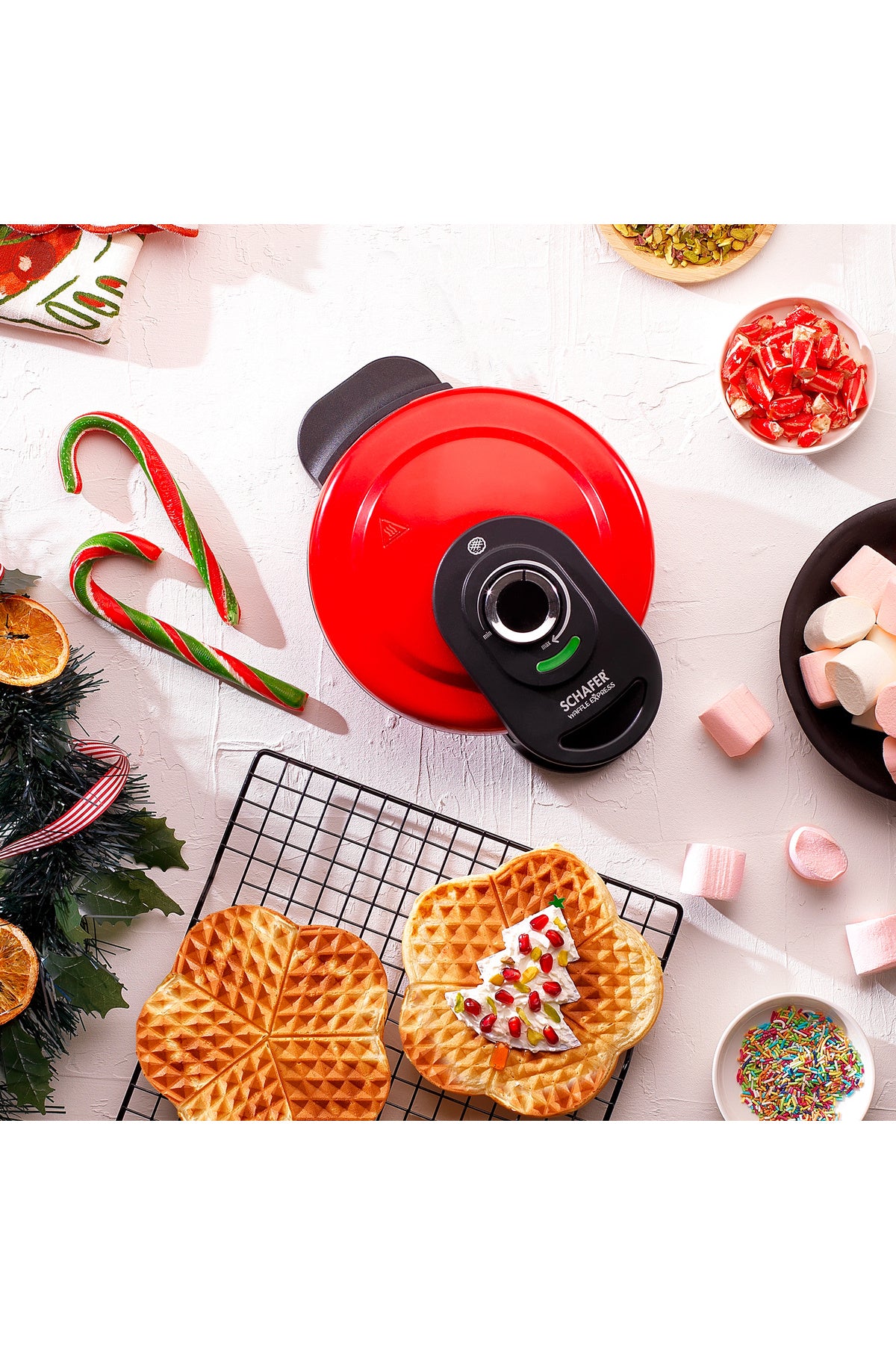 Dakikalar İçinde Mükemmel Waffle'lar: Schafer Waffle Express