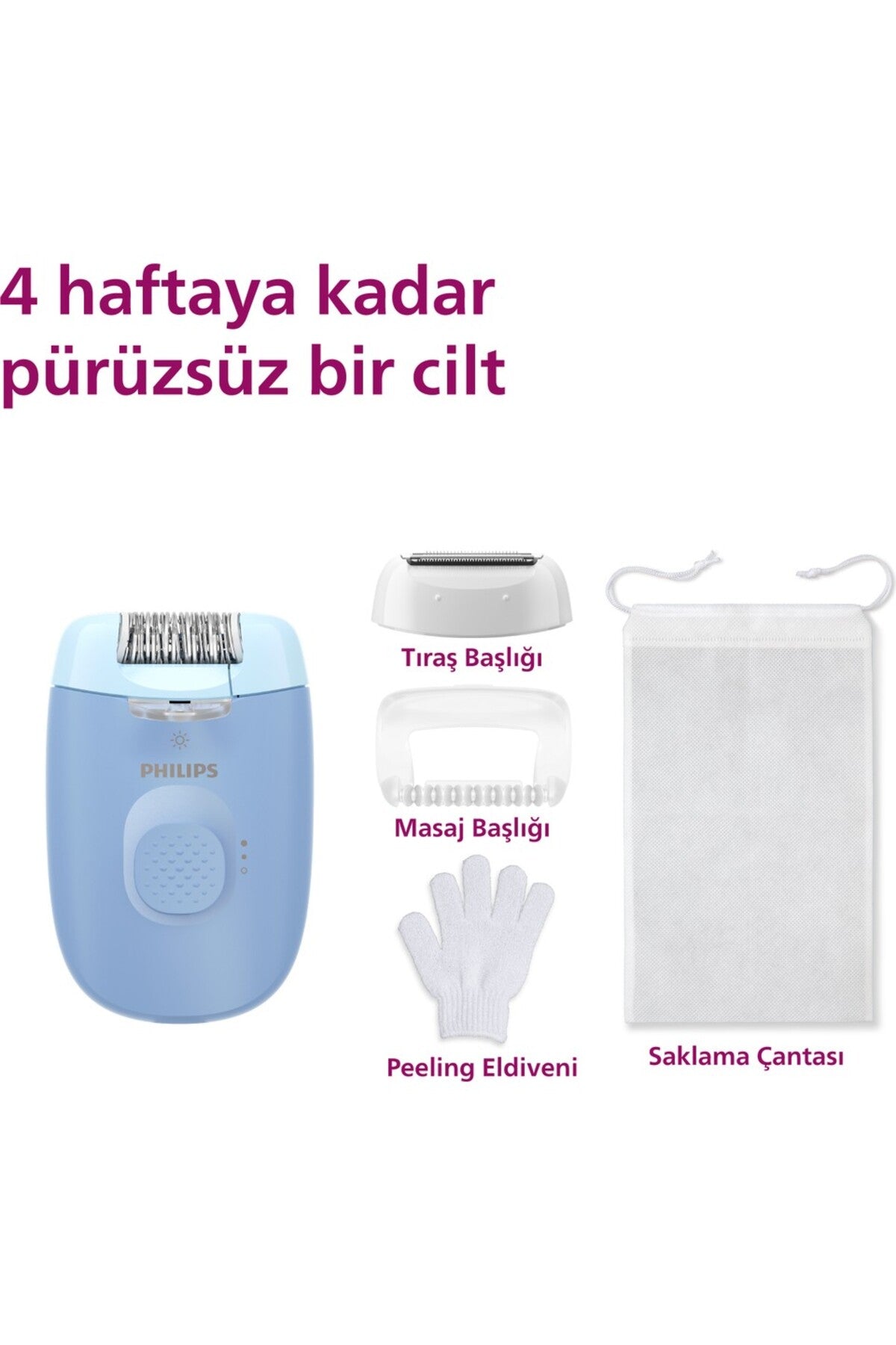 Philips Satinelle 2000 Serisi Vücut Bakım Seti | Epilasyon, Tıraş, Düzeltme