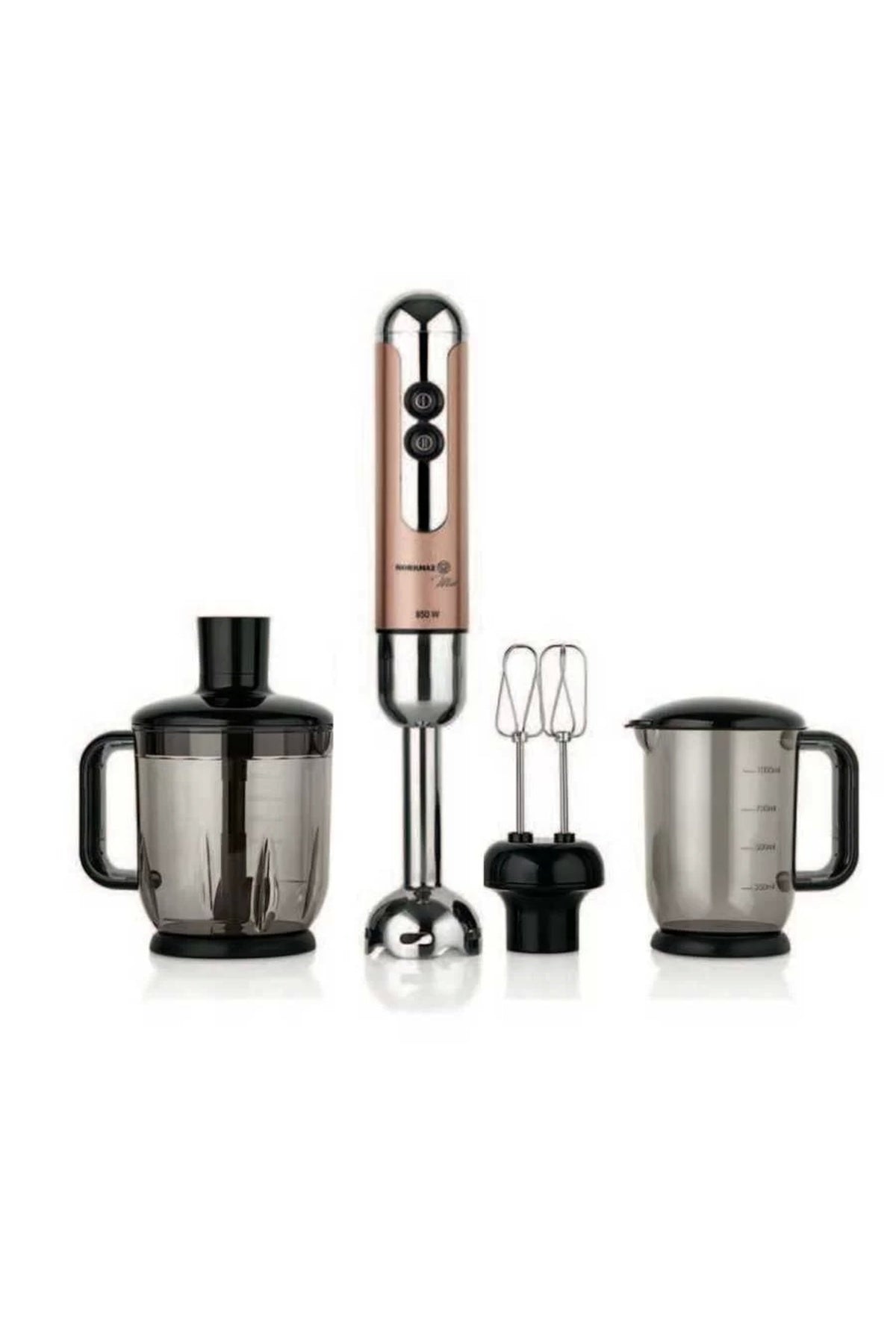 Korkmaz Mia Mega 4'ü 1 Arada Blender Seti | Doğrama, Çırpma, Öğütme